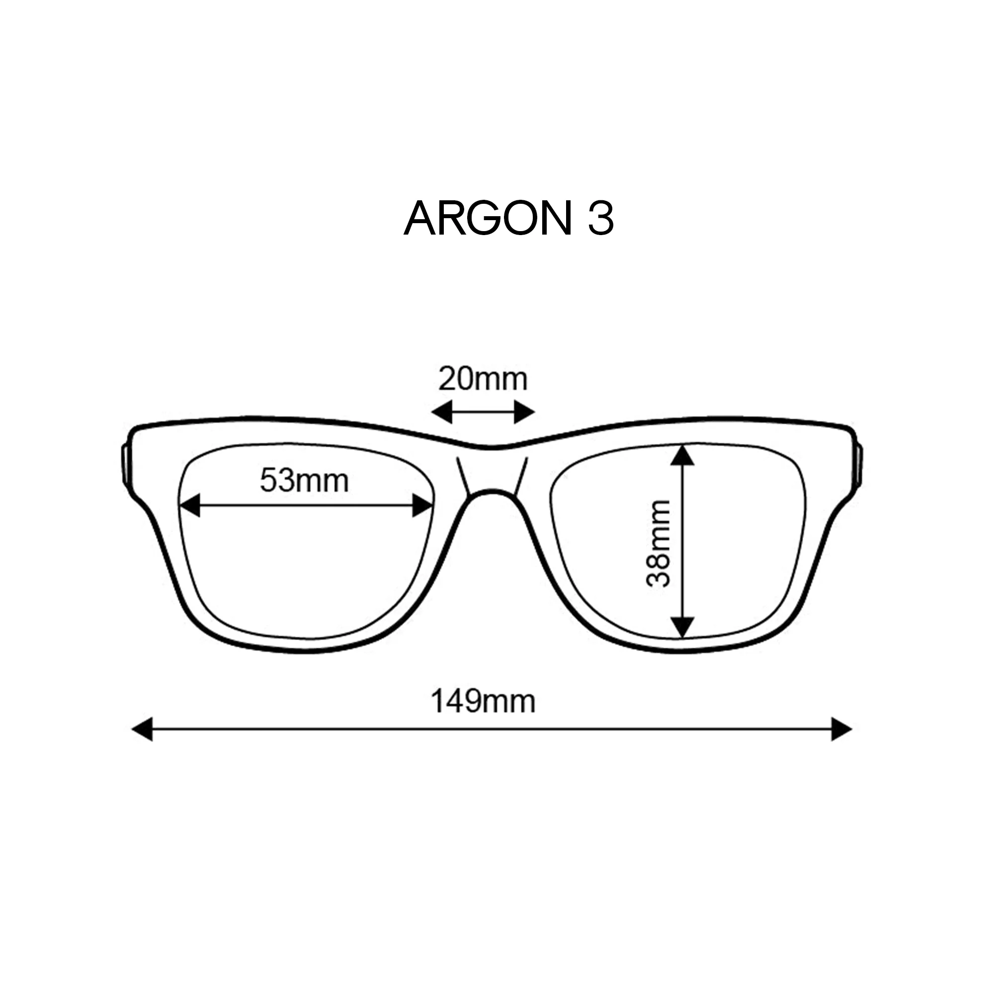 Frame Front: Argon 3 (Frame Shape: Wayfarer) - Image 5