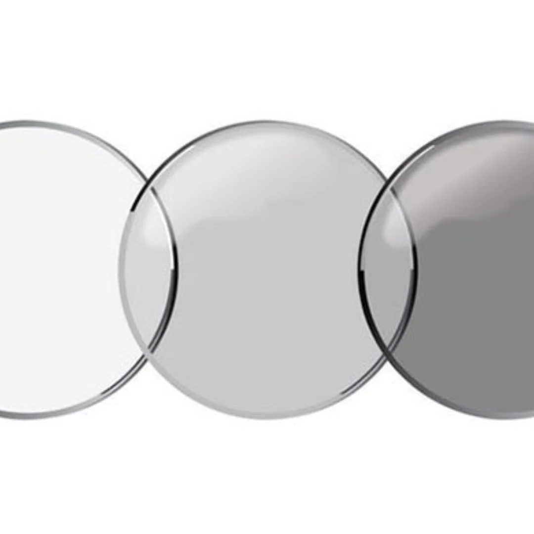 Grey Plano Blue Blocker Photochromic Lens